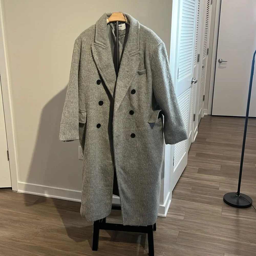Grey Primark Overcoat - Picture 1 of 4